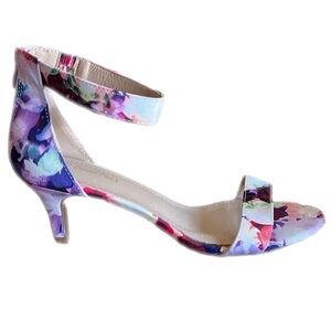 DREAM PAIRS Women's Fiona Floral Fashion Stilettos Open Toe Pump Heeled Sandals